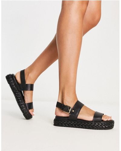 ALDO Merorel Chunky Sporty Flat Sandals - Black