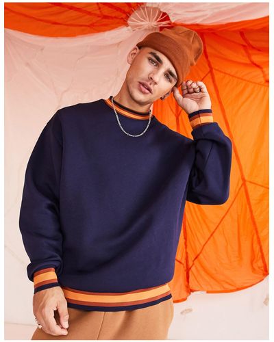 ASOS – oversize-sweatshirt - Orange