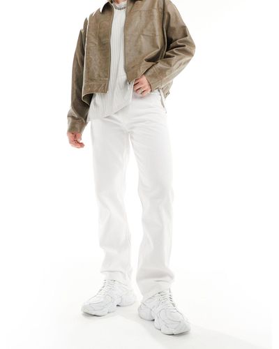 ASOS Jeans dritti bianchi - Bianco