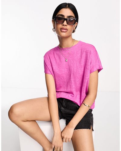 Mango Klassiek T-shirt - Roze