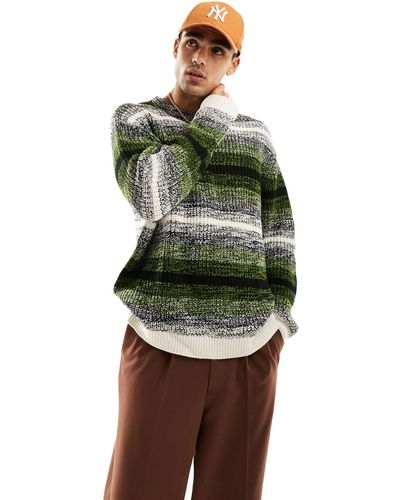ASOS Knitted Oversized Jumper - Green