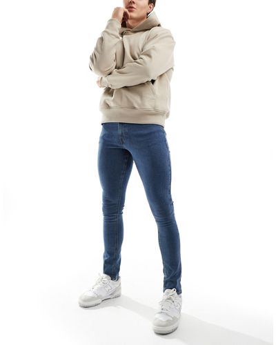 Collusion X001 - jeans skinny a vita medio alta - Blu