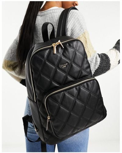 Dune Quilted Backpack - Black