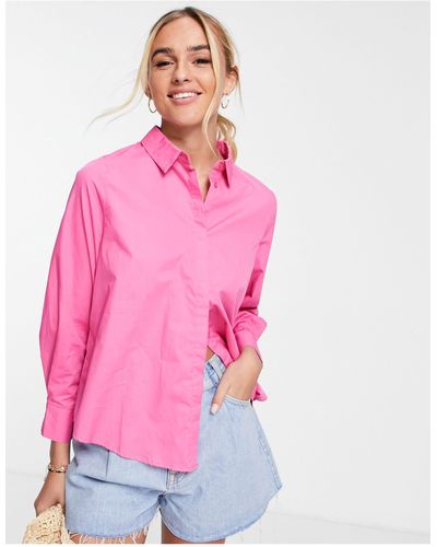 Y.A.S Robbia - Oversized Overhemd - Roze