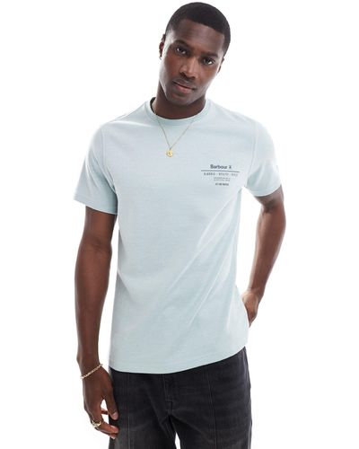 Barbour Huckley Chest Logo T-shirt - White