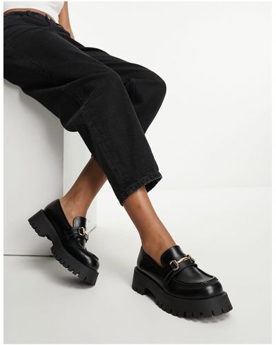 ASOS Masterpiece Chunky Loafer - Black