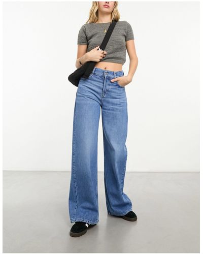 & Other Stories Ultimate Wide Leg Jeans - Blue