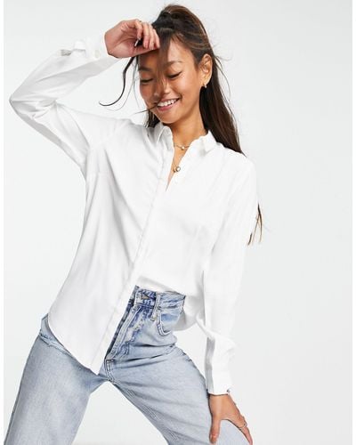 New Look Camicia con bottoni bianca - Bianco