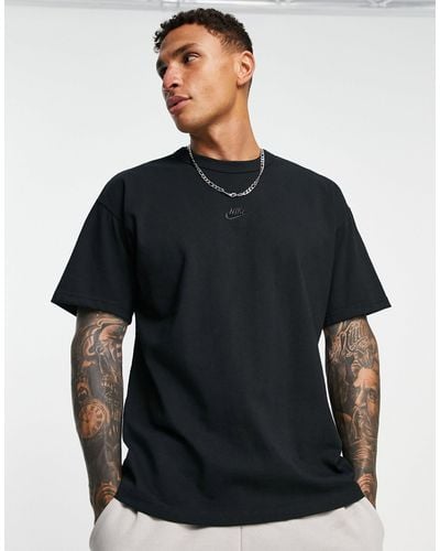 Nike – premium essentials – oversize-t-shirt - Schwarz