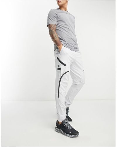 Under Armour Co-ord Unstoppable Cargo Trousers - White