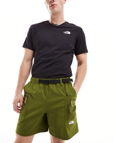 The North Face Class V Pathfinder Belted Shorts - Green