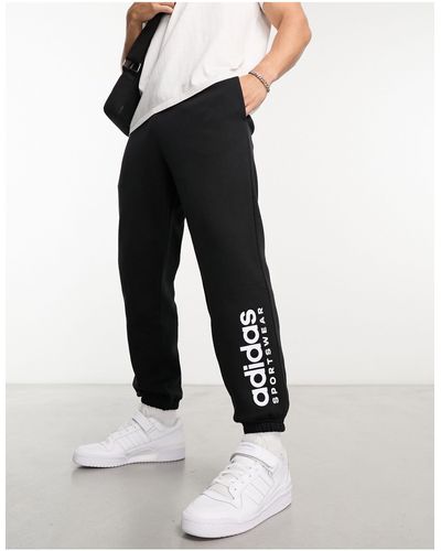 adidas Originals Adidas Sportswear - joggingbroek Met Lineair Logo - Zwart