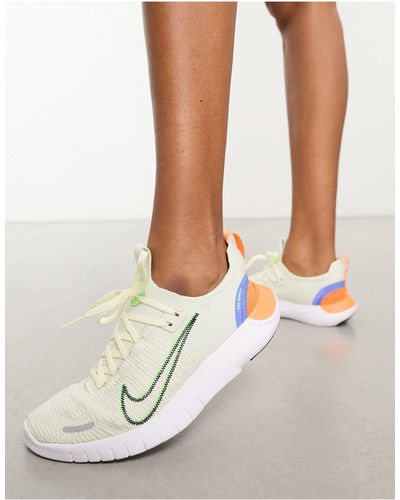 Nike Nike Free Run Flyknit Sneakers in Black Lyst UK
