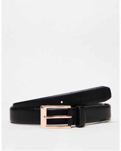 French Connection Leren Riem - Wit