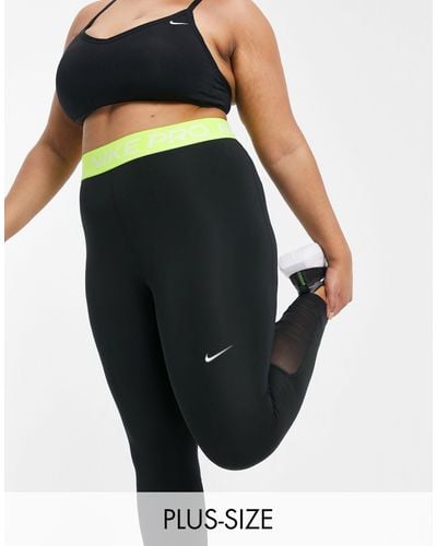 Nike Plus Pro 365 leggings With Waistband - Black