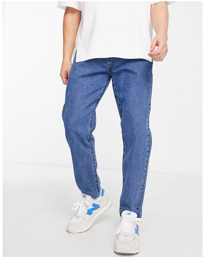 Another Influence Loose Fit Straight Jeans - Blue