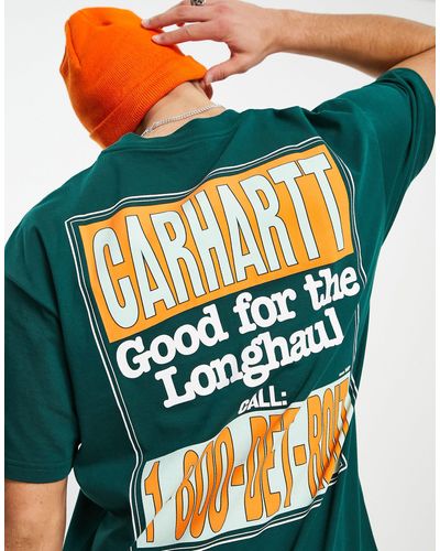 Carhartt Longhaul Backprint T-shirt - Blue