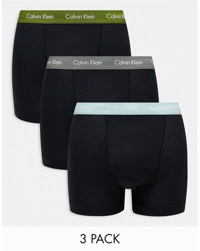 Calvin Klein – 3er-pack unterhosen - Schwarz
