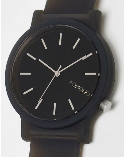 Komono Mono Glow - Horloge - Zwart