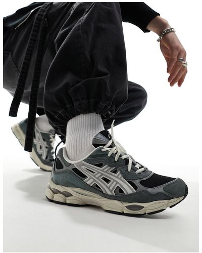 Asics Gel-nyc - sneakers unisex e grigio cemento - Nero