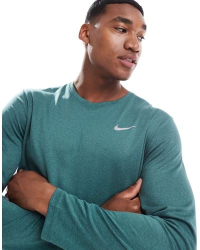 Nike Miler Longsleeve T-shirt - Blue