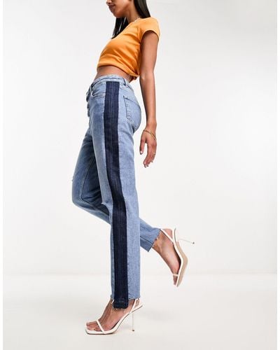 BOSS Boss Ruth Panelled Jeans Jeans - Blue