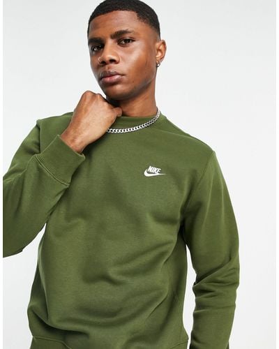 Nike Club Fleece Crew Neck Sweatshirt - Green