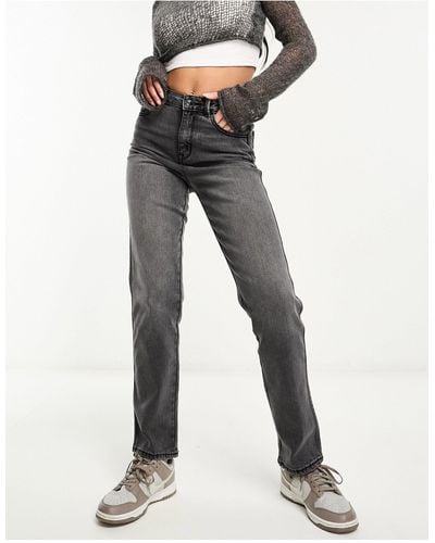 Pimkie – jeans mit geradem schnitt - Grau