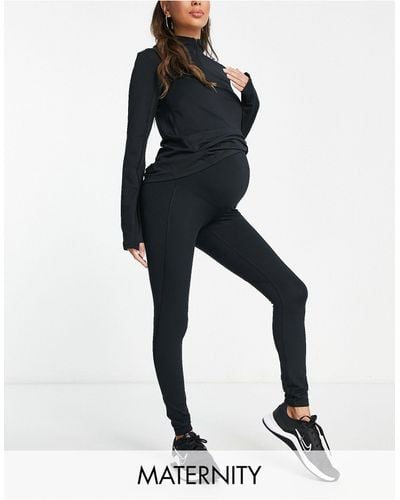 ASOS 4505 Maternity Icon leggings - Black