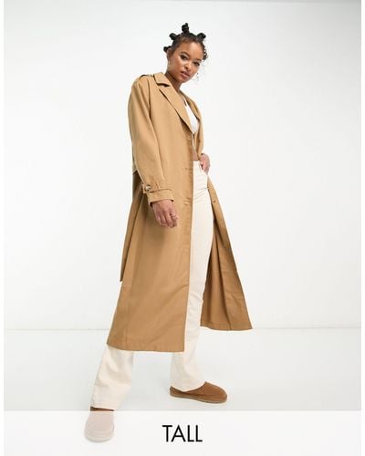 ONLY Longline Trench Coat - White