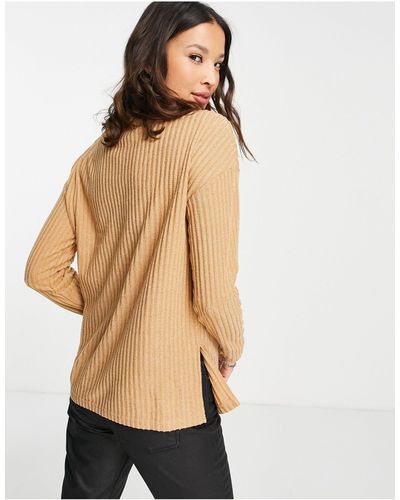 Vero Moda High Neck Sweater - Brown