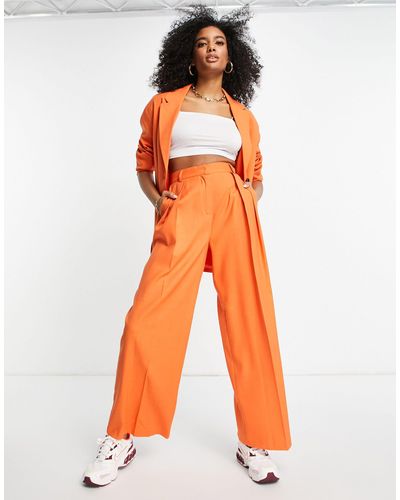 TOPSHOP Relaxed Trouser - Orange
