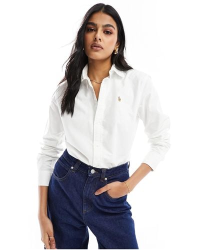 Polo Ralph Lauren Long Sleeve Oxford Shirt - White