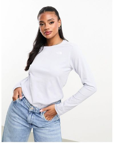 The North Face Simple Dome Long Sleeve T-shirt - White