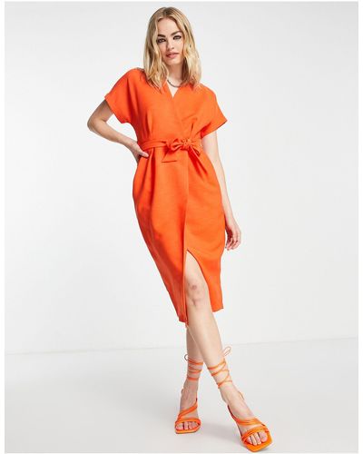 Closet Robe portefeuille façon kimono - Orange