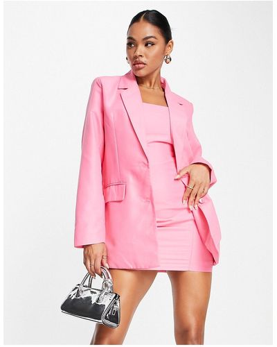 Missy Empire Missy empire – oversize-blazer - Pink
