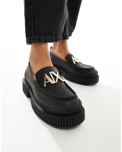 Armani Exchange Loafers - Black