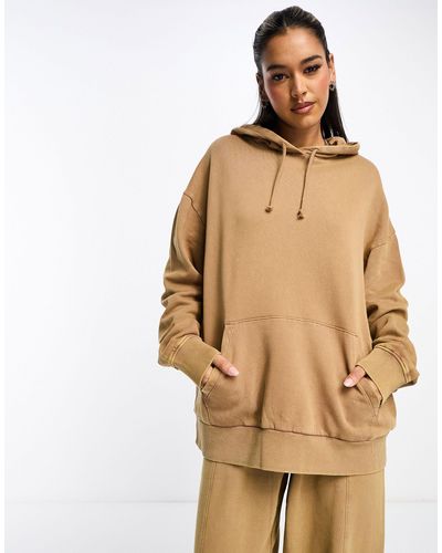 ASOS Oversized Hoodie Co-ord - Natural