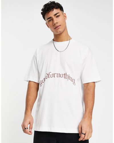 Good For Nothing Oversized T-shirt - White