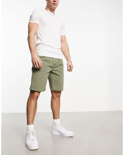 Jack & Jones Intelligence - short technique en nylon - kaki - Multicolore