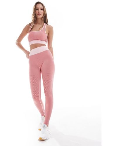 South Beach Stripe Seamless leggings - Pink