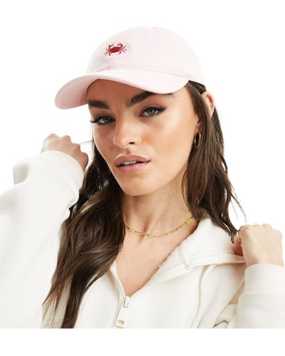 Levi's Cap With Crab And Backtab Logo - Pink