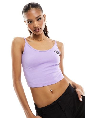 The North Face Cropped Tank Top - Purple