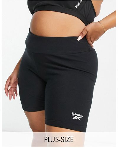 Reebok Plus Small Logo legging Shorts - Black