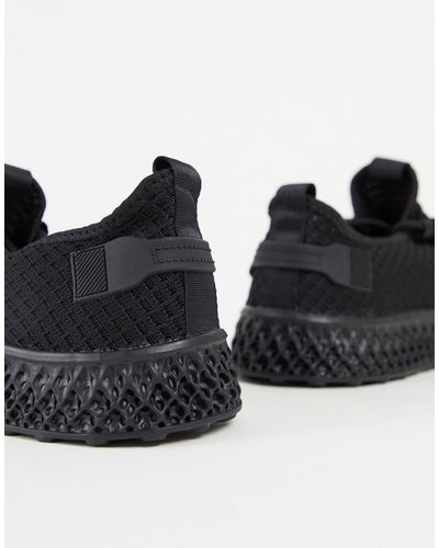 Brave Soul Knitted Runner Trainers - Black