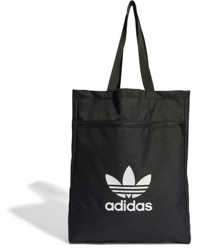 adidas Originals Tote bag à logo trèfle - Noir