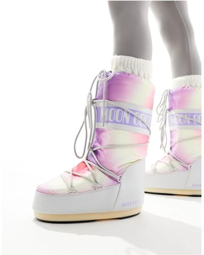 Moon Boot High Ankle Snow Boots - White