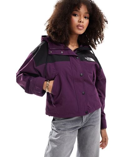 The North Face – reign on – jacke mit logo - Lila