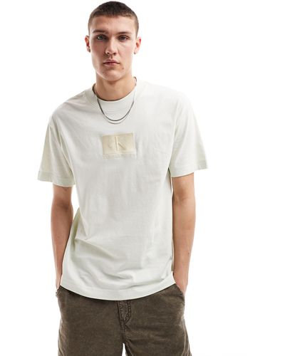 Calvin Klein Embroidery Patch T-shirt - White