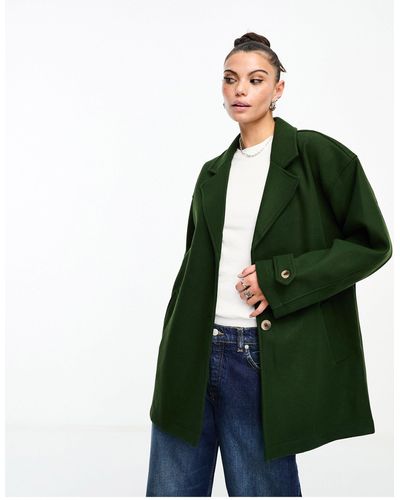 Noisy May Oversized Jacket - Green
